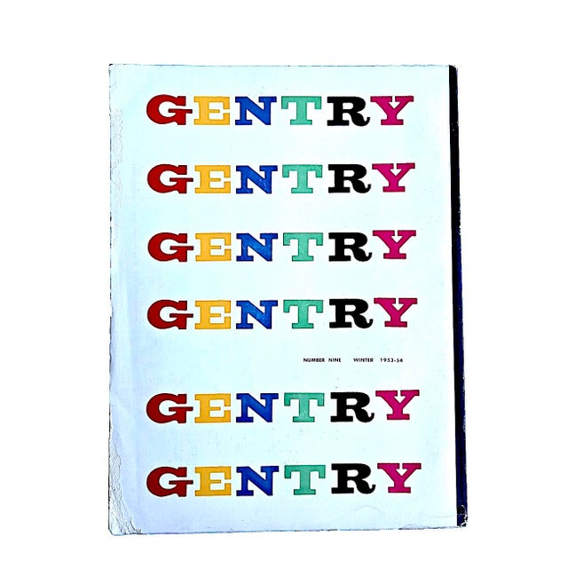 Harry N. Abrams 1953 Vintage Gentry Quarterly Magazine Winter Issue No. 9 For Sale - Image 4 of 18