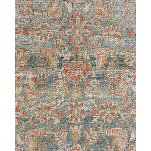 Textile Vintage Circa 1940 Distressed Malayer Runner 3'1 X 12'9 For Sale - Image 7 of 12