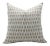 Hand Block Printed Duck Canvas Designer Pillow Cover 16x16 Inch- Gold Fish For Sale