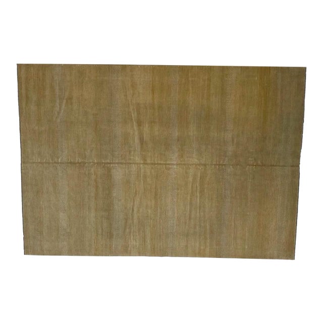 Silk and Wool Modern Style Rug , 9'10" X 14'2" For Sale