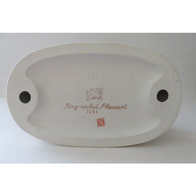 Ring-Necked Pheasant Family C-7251 Limited Edition Napcoware Japan Vintage 1950s-60s For Sale - Image 11 of 11