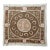 Suzani Wall Tapestry - Neutral Tan Uzbek Tablecloth 5' X 5'1'' For Sale