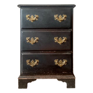 Vintage Regency Chippendale Petite Chest of Drawers For Sale
