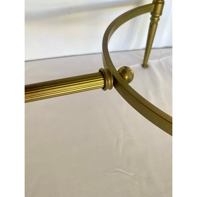 Black Glass & Gallery Cocktail Table Attributed to Maison Jansen, 1940 For Sale - Image 18 of 18