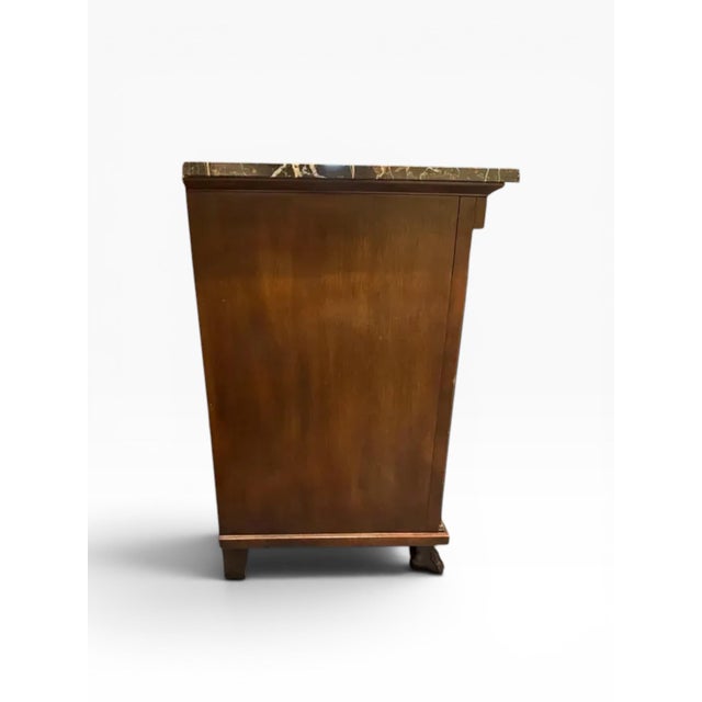 1990s 1990s Small Henredon Regency Marble Top Cabinet For Sale - Image 5 of 12
