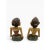 Yellow Large Vintage Indonesian Javanese Loro Blonyo Hand-Carved Polychrome Wood Bride & Groom Figures – Pair For Sale - Image 8 of 11
