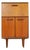 1960s Small Mid Century Danish Drinks Cabinet Secretary Desk For Sale