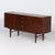 Rosewood sideboard Denmark 1960s with 3 drawers and 2 cabinets. The mirrored grain gives the piece a calm appearance....