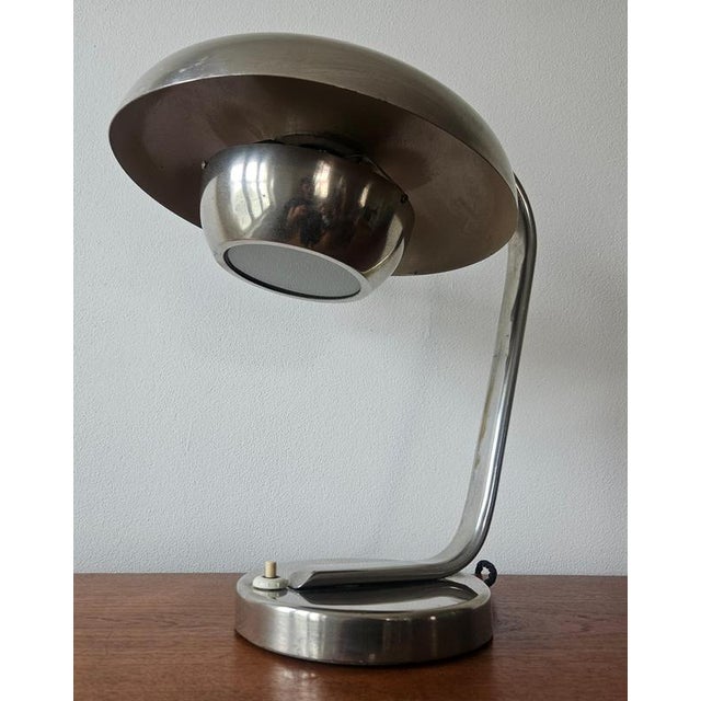 Functionalism Art Deco Bauhaus Chrome Table Lamp by Franta Anyz, 1930s For Sale - Image 12 of 18
