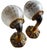 Lights Pair of Antique Art Deco Silver on Bronze Wall Light Sconces For Sale - Image 7 of 7