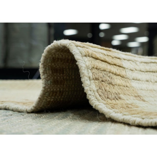 Taupe Turkish Oushak Rug 8'7" x 11'6" #18638 For Sale - Image 8 of 8
