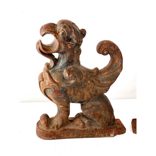 Architectural Elements Grips in Cast Iron, Set of 2 For Sale - Image 6 of 11