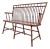 Vintage American Birdcage Windsor Bench, 1990's After Nichols & Stone For Sale