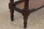 Brown Theodore Alexander 2 Tier Leather Wrapped Console Table For Sale - Image 8 of 16