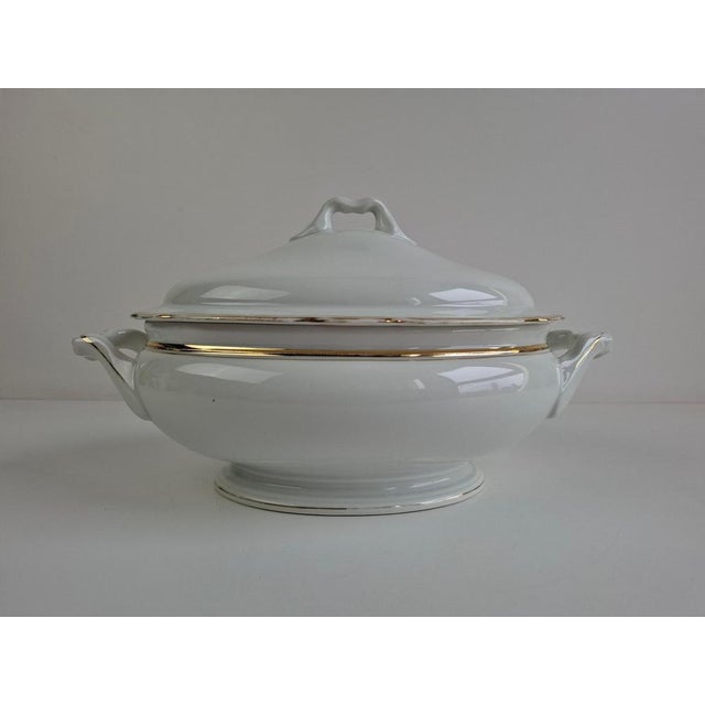 Art Deco Porcelain Soup Tureen by Duchcov Eduard Eichler, Czechoslovak, 1930s For Sale - Image 17 of 18
