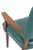 Vintage Italian Armchair and Chairs in Wood and Faux Leather, 1950s, Set of 3 For Sale - Image 6 of 9