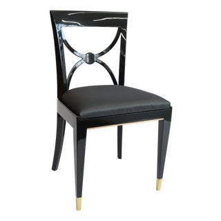Set of Four 1930s Art Deco Dining Chairs, De Coene Freres, Belgium For Sale