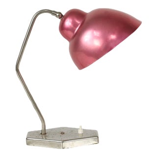 Mid-Century Red Table Lamp, 1960s For Sale