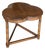 Mid Century Trefoil, Clover Leaf Side Table With Faux Bamboo Carved Legs For Sale
