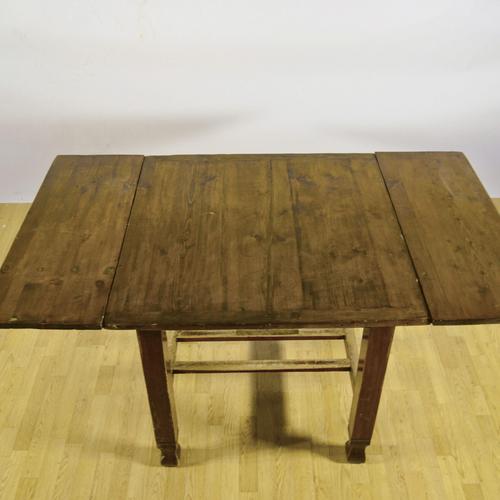 Antique Extendable Wooden Dining Table, 1900s For Sale - Image 6 of 9