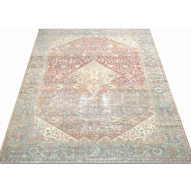 1940s 1940s Persian Mahal Rug For Sale - Image 5 of 6