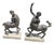 Patinated Centaur Sculptures, Bronzes on Marble Bases, Early 20th Century, Set of 2 For Sale