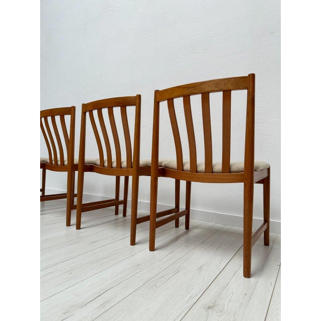 Vintage Teak Dining Chairs from Slagelse Møbelværk, 1960s-1970s, Set of 4 For Sale - Image 10 of 12