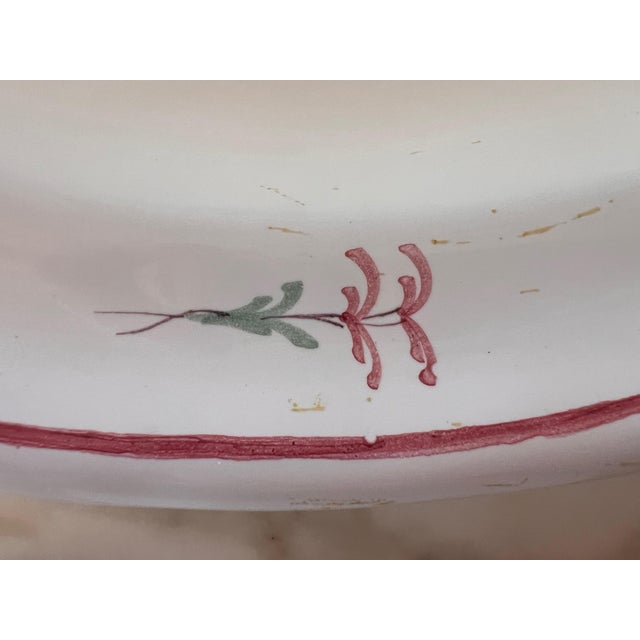 1990s French Country Pierre Deux Hot Air Balloon Handpainted Platter by Segries Moushers For Sale - Image 10 of 18