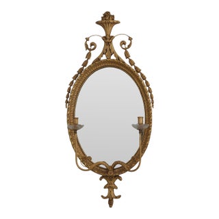 Friedman Brothers Gold Framed Candelabra Mirror For Sale