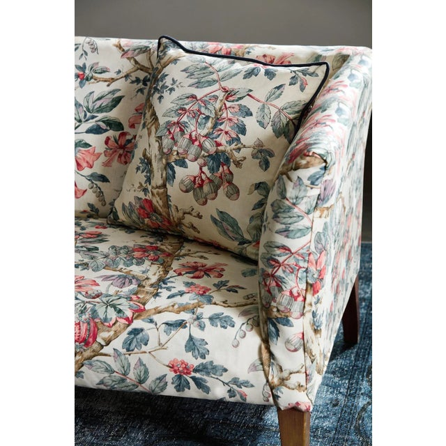 Traditional Zoffany Coromandel Print Fabric in Stockholm Blue For Sale - Image 3 of 3