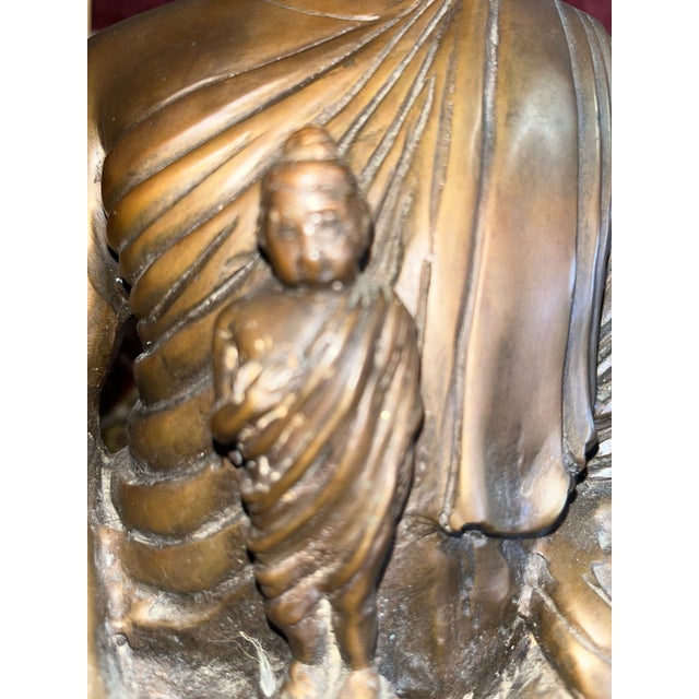 Large Chinese Vintage Quan Yin Sculpture For Sale - Image 10 of 12