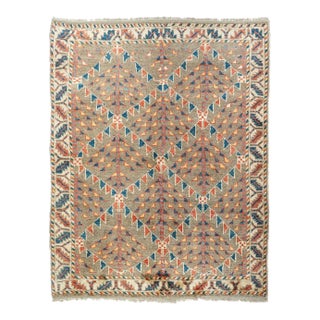 Vintage Veramin Rug 5'0'' X 6'5'' For Sale