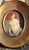 Antique/ Vintage Miniature Italian Signed Hand Painted Portrait, Lady in Nightgown With Gilded Wooden Frame For Sale - Image 12 of 15