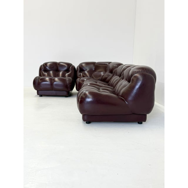 1970s Nuvolone Modular Sofa by Rino Maturi for Mimo Padova, 1970s, Set of 4 For Sale - Image 5 of 12