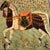 Vintage Indian Equestrian Textile Wall Hanging – Horse Tapestry – 54" X 55" For Sale - Image 4 of 5
