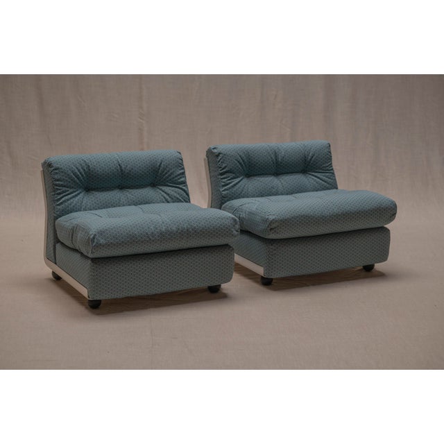 Mario Bellini Amanta Lounge Chairs by Mario Bellini for B&B Italia, 1970, Set of 2 For Sale - Image 4 of 18