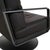 Set of Armchair and Ottoman in Black Leather from Rolf Benz For Sale - Image 9 of 18