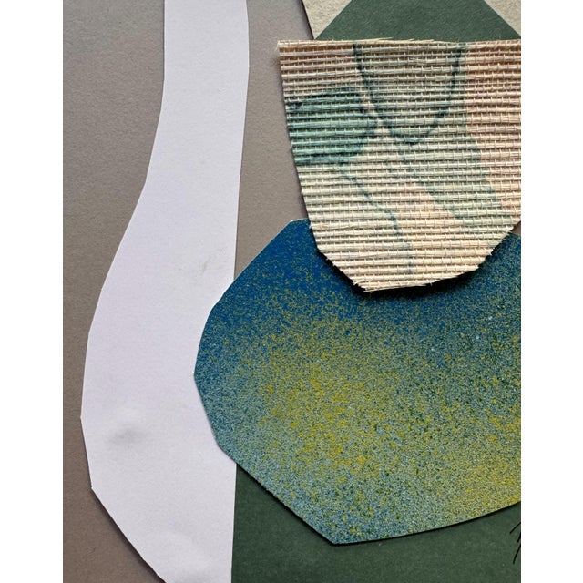Paper "Pop Music 18" Original Mixed-Media Collage on Paper by Zac Woodiel For Sale - Image 7 of 9