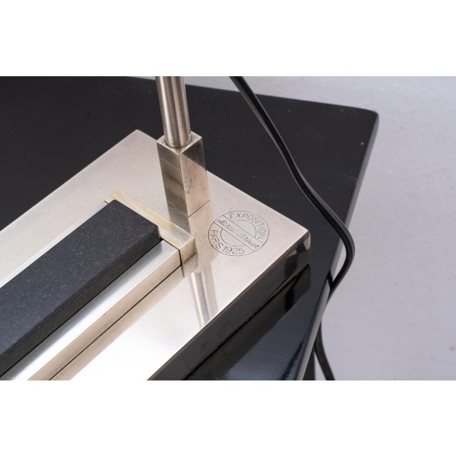 Table Lamps in Nickel Plated Brass and Granit by Marcel Breuer, 1920s, Set of 2 For Sale - Image 15 of 18