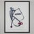 One-of-a-Kind 'Portrait of a Woman' - Abstract Figurative Original Oil Painting in the Style of Pablo Picasso For Sale - Image 6 of 6