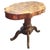 18th Century Regency Walnut Briar Root Oval Side Table, Italy, 1750 For Sale - Image 17 of 17