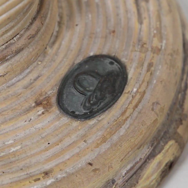 1990s Rattan and Silk Floor Lamp, 1970s For Sale - Image 5 of 10