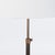 Black Telescopic Floor Lamp with Fluted Stem, 1950s For Sale - Image 8 of 9
