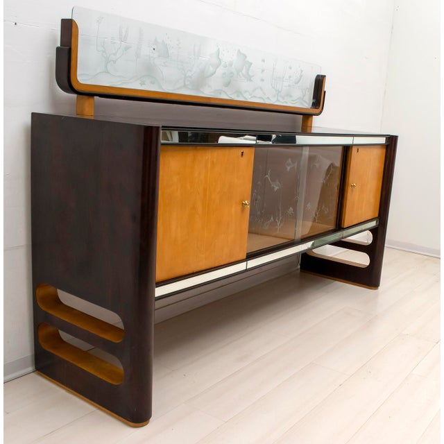 Italian Sideboard by Osvaldo Borsani for Arredamenti Borsani, 1950s For Sale - Image 6 of 18