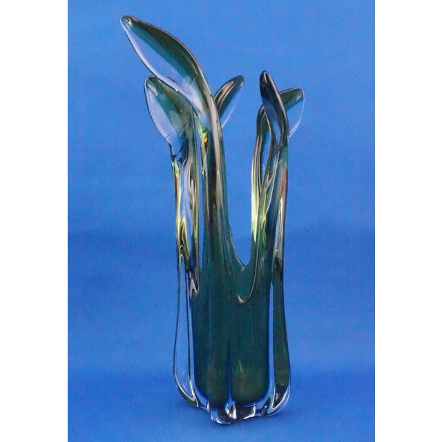 Murano Glass Vase attributed to Archimede Seguso For Sale - Image 3 of 18