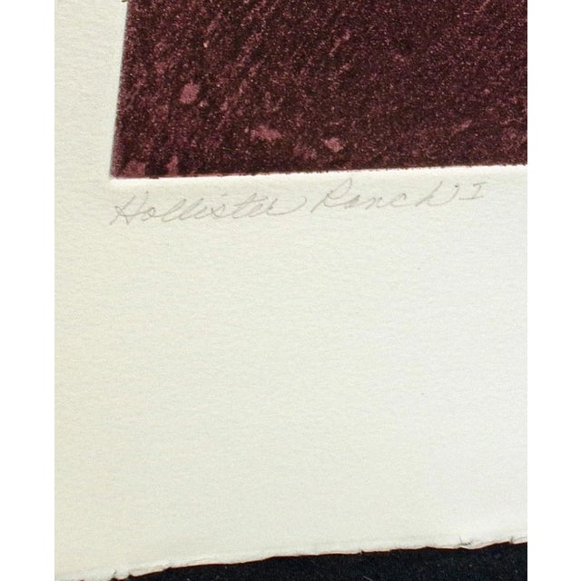1980s "Hollister Ranch I and II" Landscape Etchings by Catherine O'Connor - a Pair For Sale - Image 10 of 12