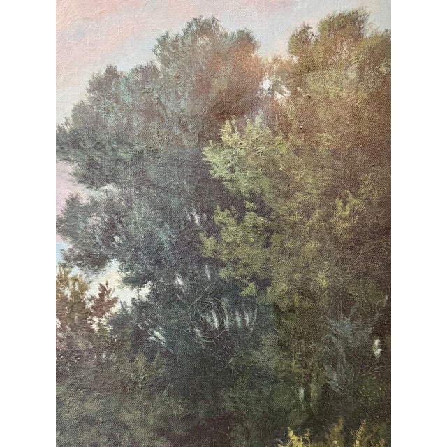 Rustic H. Ackerman, Landscape, Oil on Canvas, 1920s-1940s For Sale - Image 3 of 10