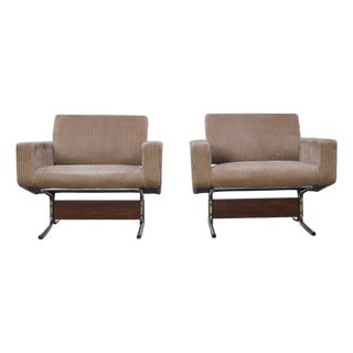 Caracas Lounge Chairs by Pierre Guariche for Meurop, 1967, Set of 2 For Sale