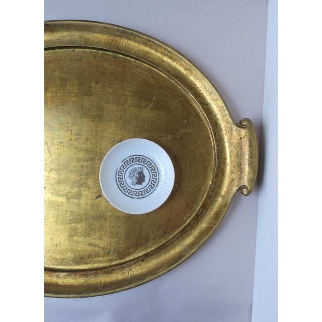 Wood Italian Gold Giltwood Tray For Sale - Image 7 of 9