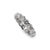 Early 21st Century Ladies 14k White Gold Full Eternity 2.93ct Diamond Wedding Band, Size 4 For Sale - Image 5 of 6